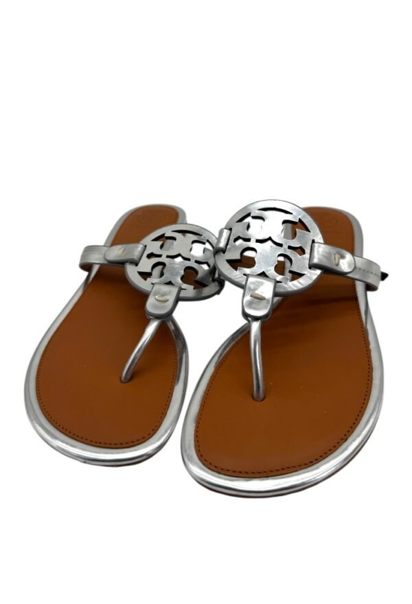 TORY BURCH - MILLER METALLIC SANDALS - Image 3